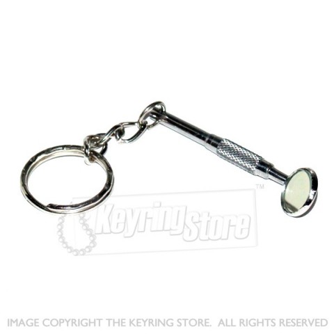 Dental Mirror Keyring