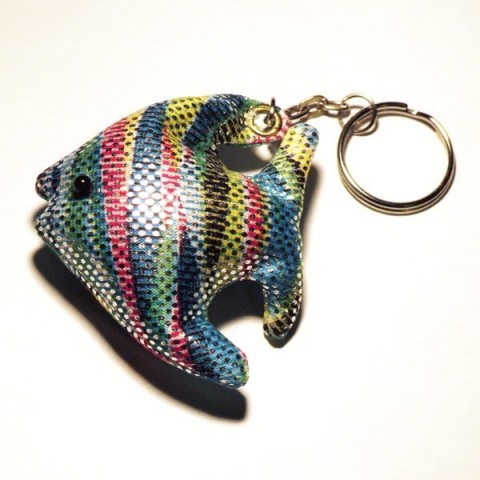 Fish keyring (sand filled)