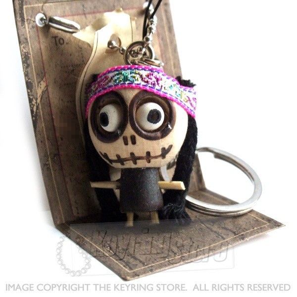 Voodoo Doll Native American Keyring