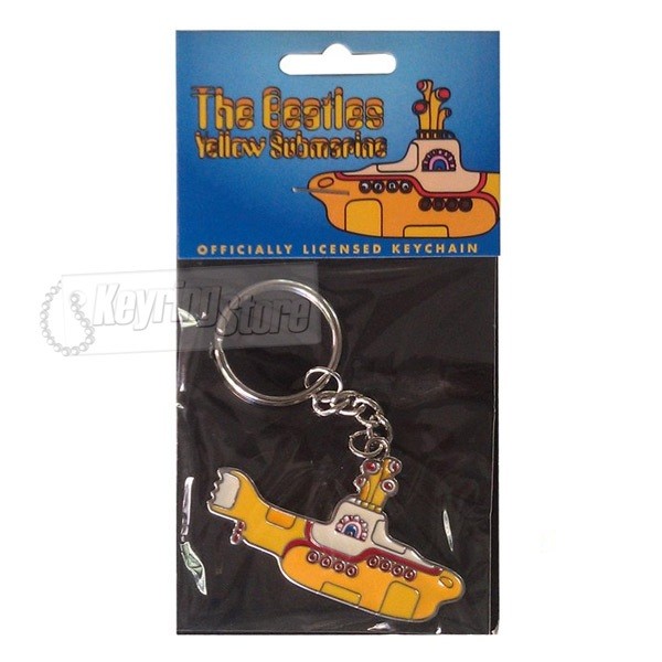 The Beatles Keyring Keychain Yellow Submarine band logo new Official