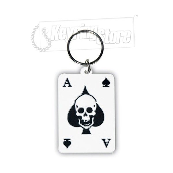 Ace of Spades Keyring