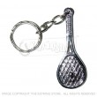 Tennis Racket Keyring - Metal