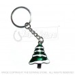 Christmas Tree Enamel Keyring