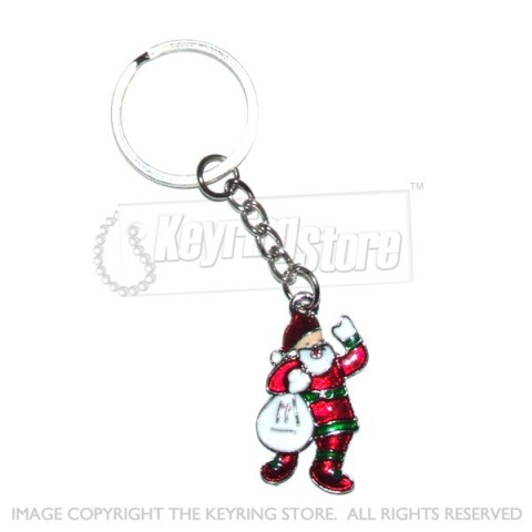 Father Christmas Santa Keyring (sack)