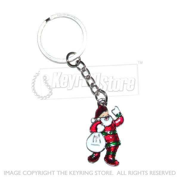 Father Christmas Santa Keyring (sack)