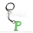 Letter P Wooden Keyring