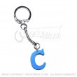 Letter C Wooden Keyring