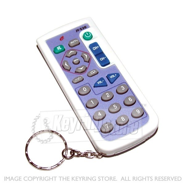 Universal TV Remote Keyring (extended functions)