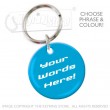 31mm GlazePrint™ Message Keyring