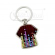 T Shirt Metal Print Keyring