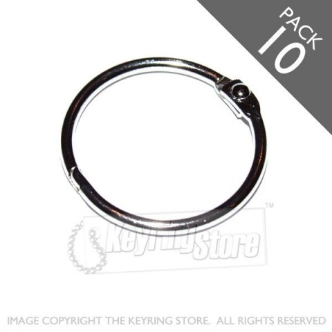 38mm Opening Hinged Binder Rings PACK 10