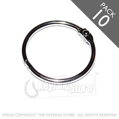 15mm Opening Hinged Binder Rings PACK 10