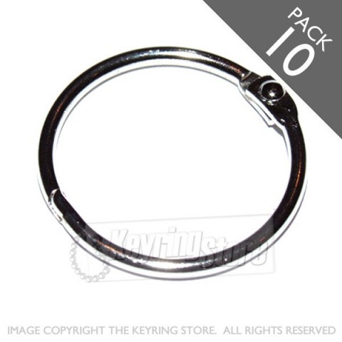 63mm Opening Hinged Binder Rings PACK 10