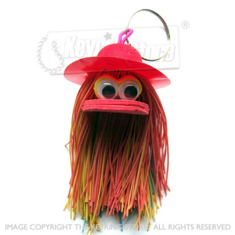 Fuzz People Keyring (hat)