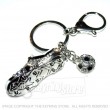 Football Boot Diamante Keyring