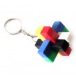 Cube puzzle keyrings - Pack 6