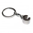 Letter C Metal Keyring