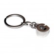 Letter G Metal Keyring