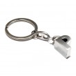 Letter P Metal Keyring