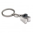 Letter R Metal Keyring