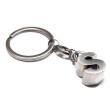 Letter S Metal Keyring