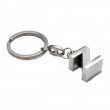 Letter Z Metal Keyring