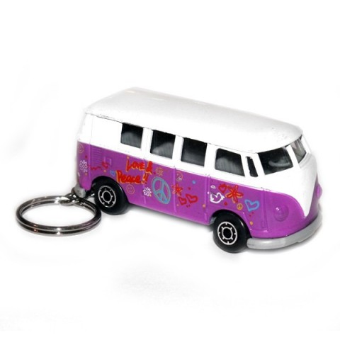 Camper Van Keyring - Purple