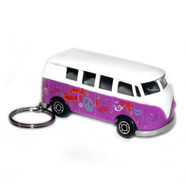 Camper Van Keyring - Purple