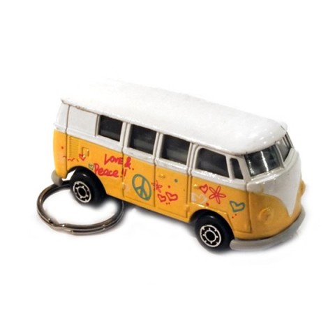 Camper Van Keyring - Yellow