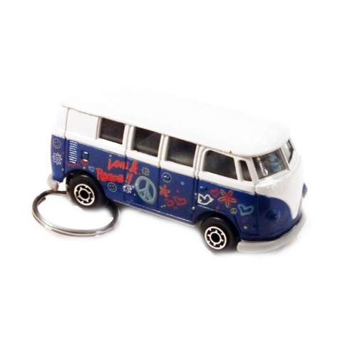 Camper Van Keyring - Blue