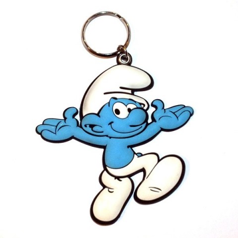 Smurf Keyring