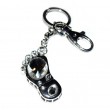 Foot Diamante Keyring