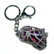 Heart Fragrant Diamante Keyring