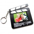 Personalised Clapper Board Keyring