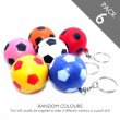 Football Keyrings (multicolour) - PACK 6