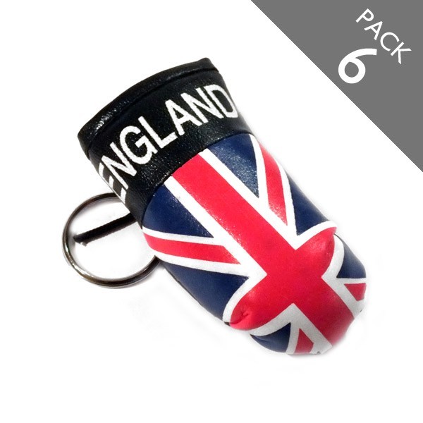 GB Boxing Glove Keyring - PACK 6