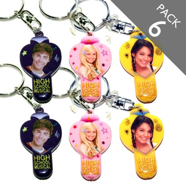 High School Musical Keyring - Torch - Pack of 6