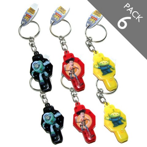  Toy Story Pen Keyring - Pack of 6