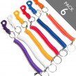 Premium Phone Cord Keyrings - Pack of 6