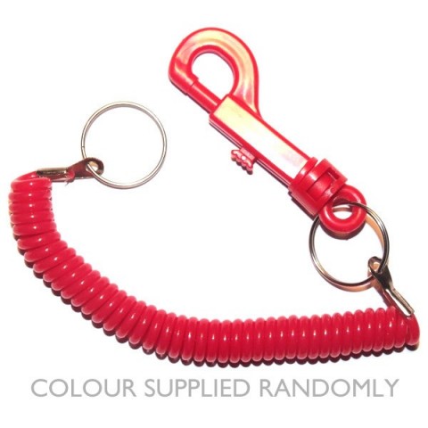 Premium phone cord keyring (various colours)