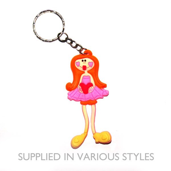 Dancing Girl Keyring