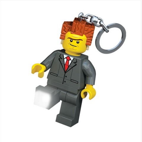 Lego Movie President Business Keyring