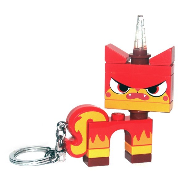 Lego Movie Angry Unikitty Keyring