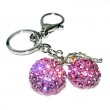 Cherry Diamante Keyring