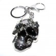 Skull Diamante Keyring