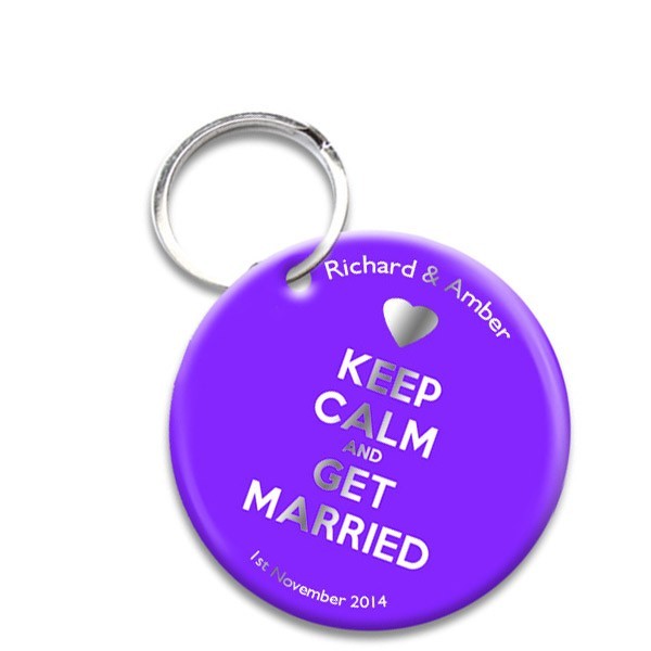 39mm Keep Calm GlazePrint™ Keyring