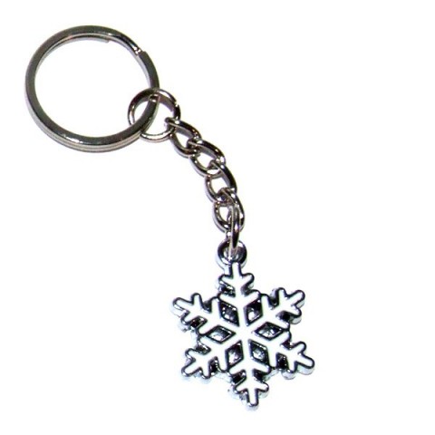 Snowflake Keyring