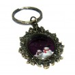 Snowman Portrait Keyring