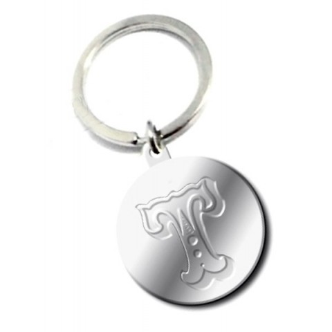 Metal Debossed Custom Keyring