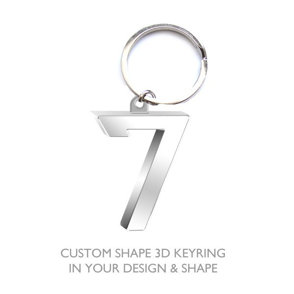 Custom Shape 3D Keyring